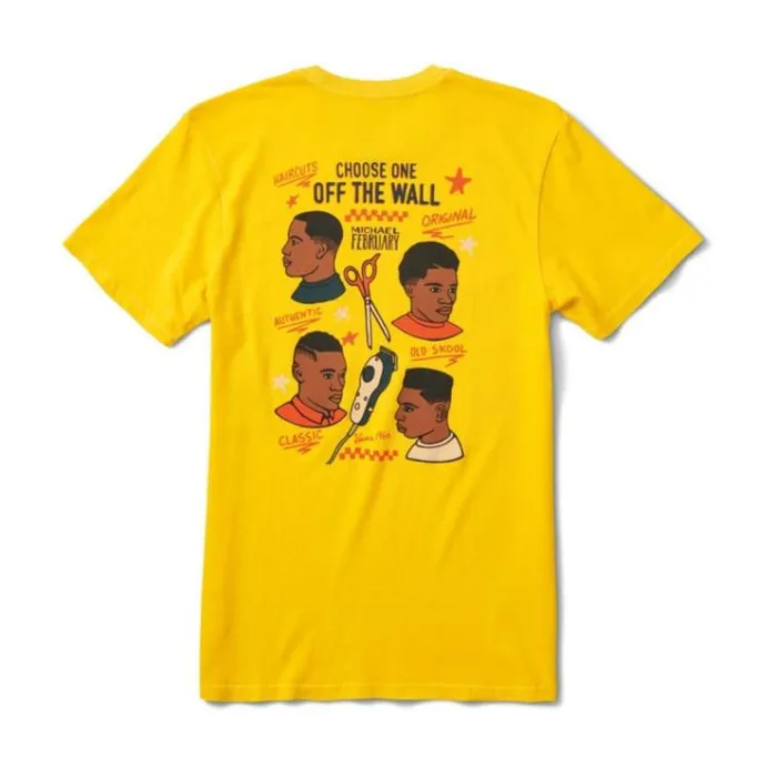 Vans Mikey February TShirt Lemon Chrome Mens TShirts and Tanks