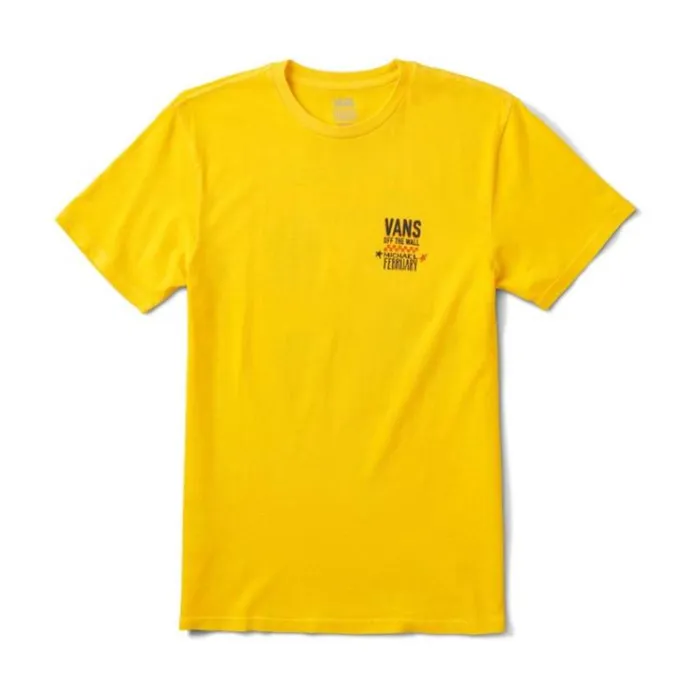 Vans Mikey February TShirt Lemon Chrome Mens TShirts and Tanks