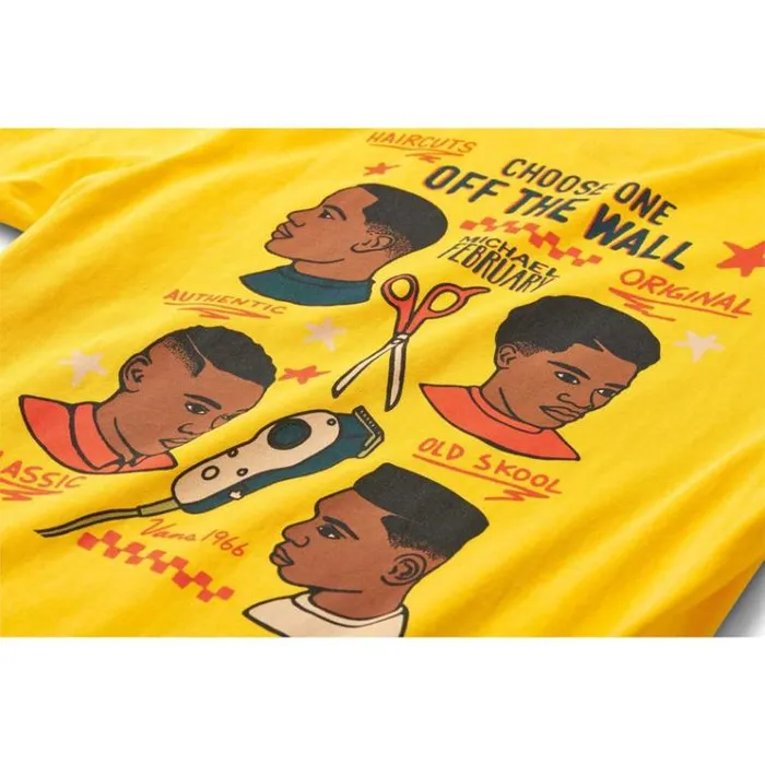 Vans Mikey February TShirt Lemon Chrome Mens TShirts and Tanks