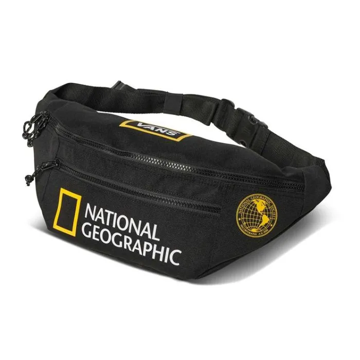 Vans National Geographic Ward Cross Body Pack BlackYellow Mens Backpacks and Bags