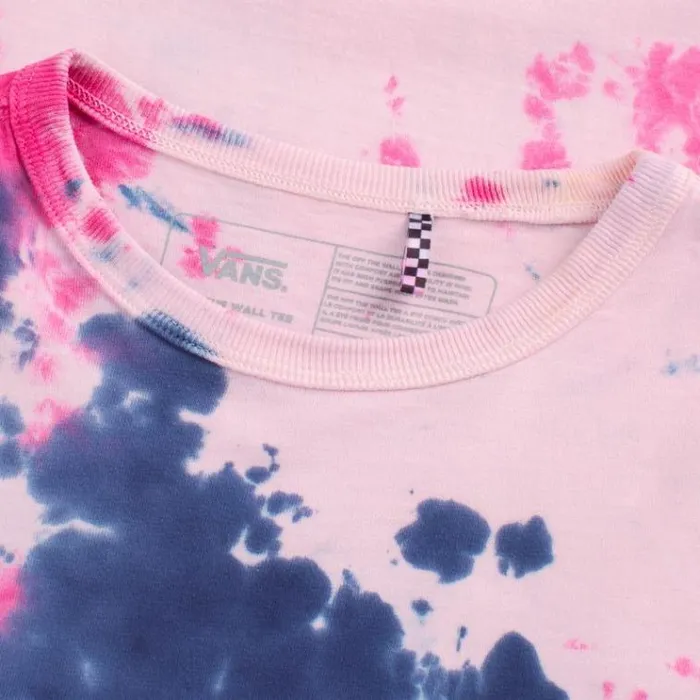 Vans Off The Wall Classic Burst Tie Dye Tee Vans Cool Pink Tie Dye MensWomens TShirts and Tanks