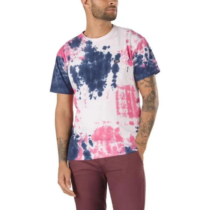 Vans Off The Wall Classic Burst Tie Dye Tee Vans Cool Pink Tie Dye MensWomens TShirts and Tanks