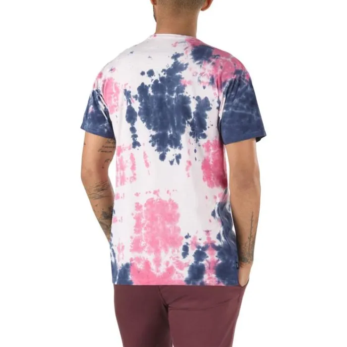 Vans Off The Wall Classic Burst Tie Dye Tee Vans Cool Pink Tie Dye MensWomens TShirts and Tanks