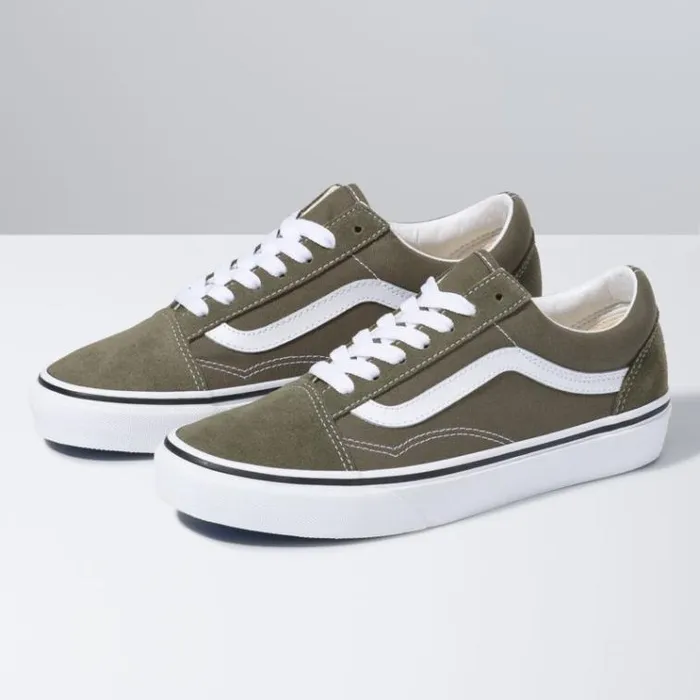 Vans Old Skool Grape LeafTrue White MensWomens Classics Shoes