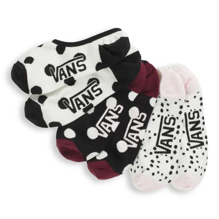 Vans Polka Dot Canoodle 3 Pack Multi Womens Socks