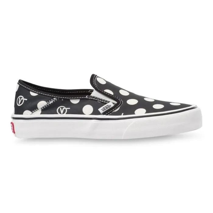 Vans Polka VDot SlipOn SF BlackMarshmallow Womens Surf Vibes Vans Polka VDot SlipOn SF BlackMarshmallow Womens Surf Vibes