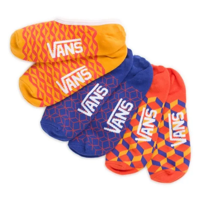 Vans Primary Geo Canoodle Socks 3 Pack Multi Womens Socks