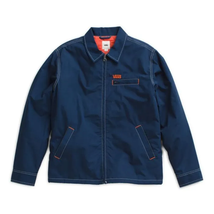 Vans Pro Stitched Station Jacket Dress Blues Womens Hoodies and Jackets
