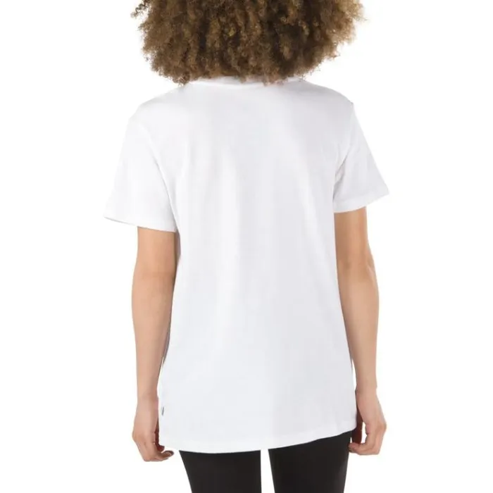 Vans Rider Tri Boyfriend Tee White Womens TShirts and Tanks Vans Rider Tri Boyfriend Tee White Womens TShirts and Tanks
