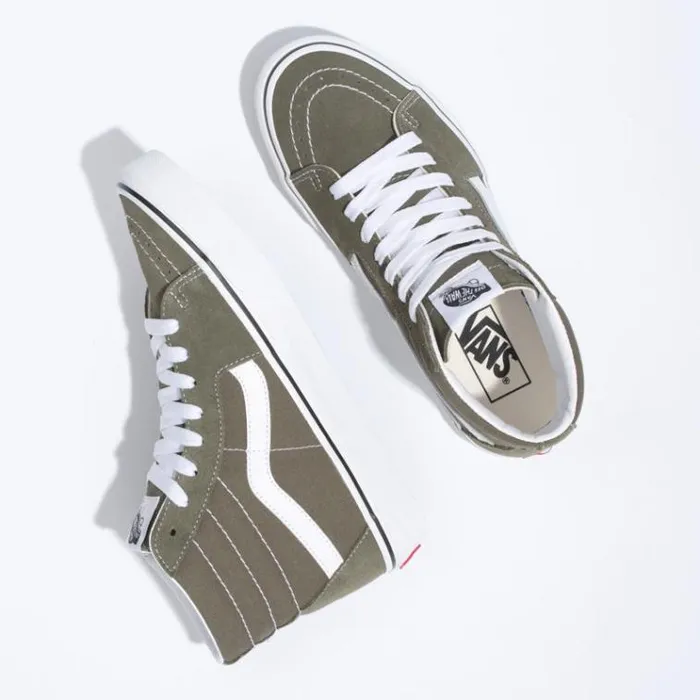 Vans Sk8Hi Grape LeafTrue White MensWomens Classics Shoes Vans Sk8Hi Grape LeafTrue White MensWomens Classics Shoes