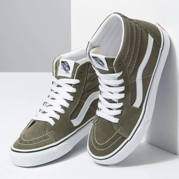 Vans Sk8Hi Grape LeafTrue White MensWomens Classics Shoes Vans Sk8Hi Grape LeafTrue White MensWomens Classics Shoes