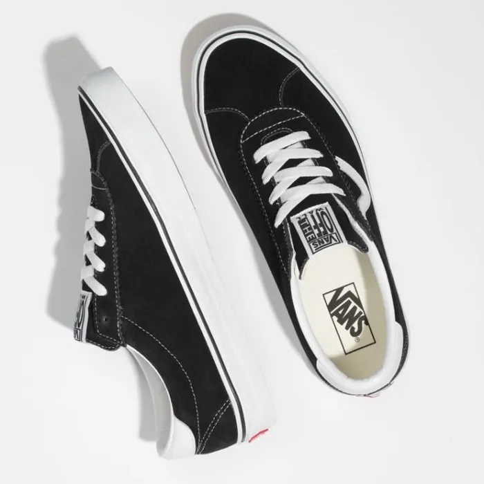 Vans SuedeSport Black Mens Classics Shoes Vans SuedeSport Black Mens Classics Shoes