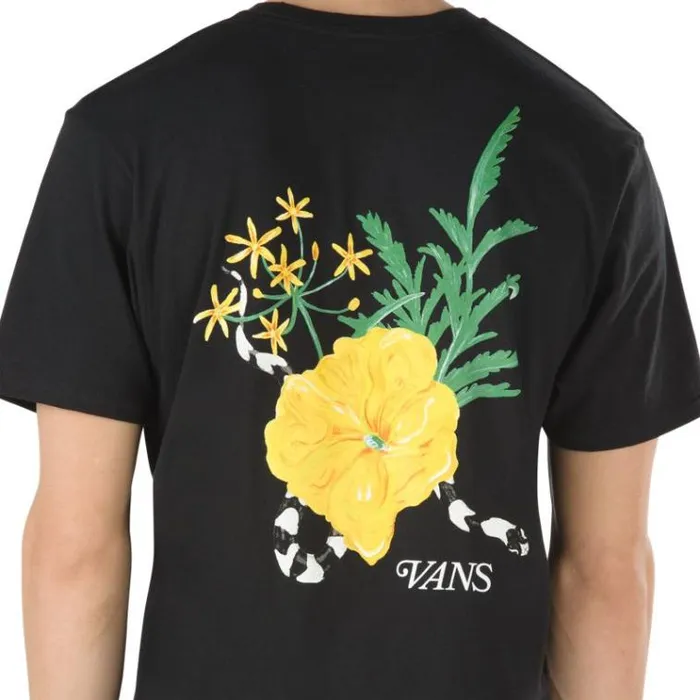 Vans Super Bloom TShirt Black Mens TShirts and Tanks Vans Super Bloom TShirt Black Mens TShirts and Tanks