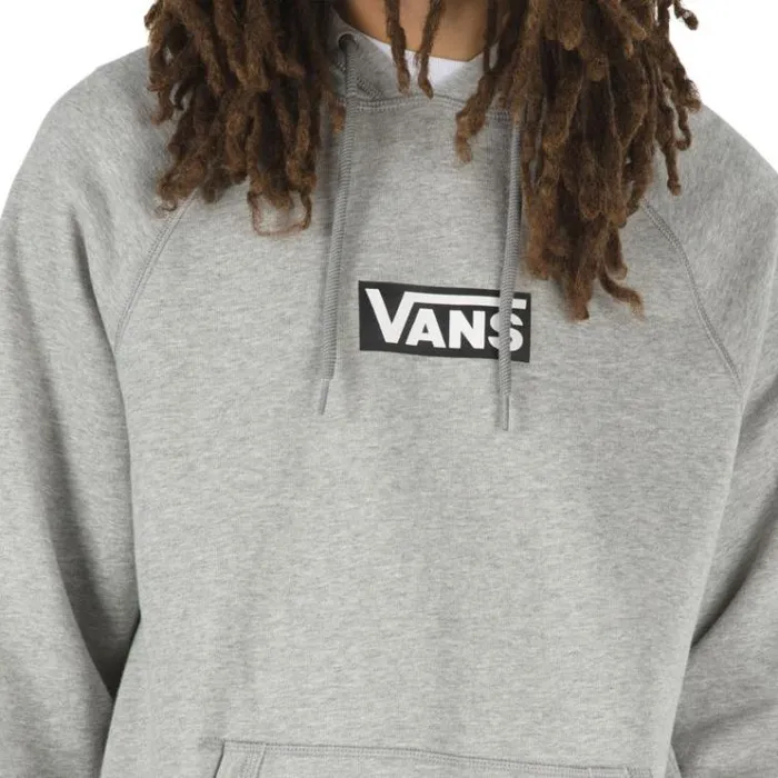 Vans Versa Standard Hoodie Cement Heather Mens Hoodies and Jackets