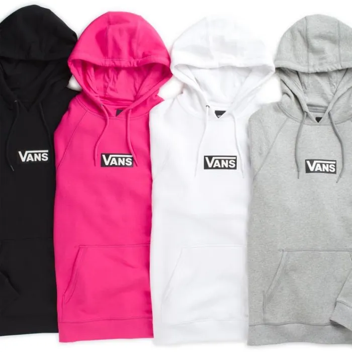 Vans Versa Standard Hoodie Cement Heather Mens Hoodies and Jackets