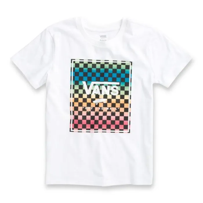Vans Vintage Check Box Tee White Womens TShirts and Tanks Vans Vintage Check Box Tee White Womens TShirts and Tanks