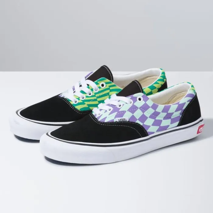 Vans Warp Checker Era Twist BlackBay Mens Classics Shoes