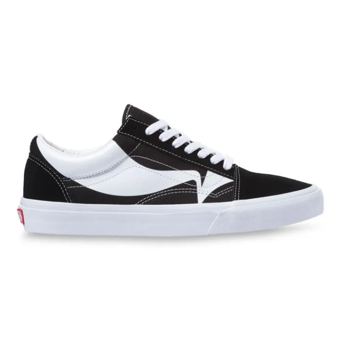 Vans Warp Old Skool BlackTrue White MensWomens Classics Shoes Vans Warp Old Skool BlackTrue White MensWomens Classics Shoes