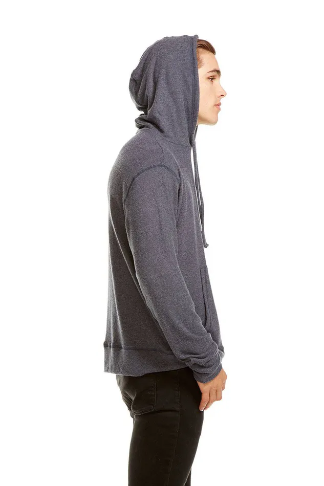 VINTAGE KNIT SLEEPWEAR LS HOODIE PULLOVER Mens Outerwear Chaser Brand
