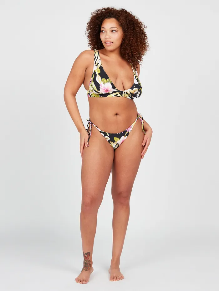 Volcom Bikinis Shore Can Skimpy Bikini Bottom 8211 Black Black 8211 Womens