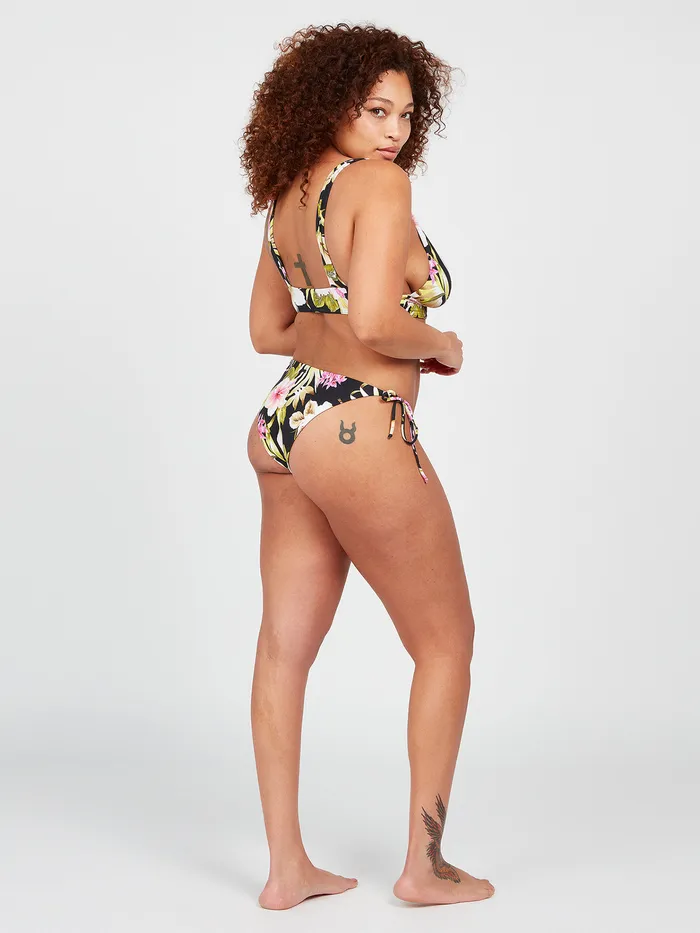 Volcom Bikinis Shore Can Skimpy Bikini Bottom 8211 Black Black 8211 Womens