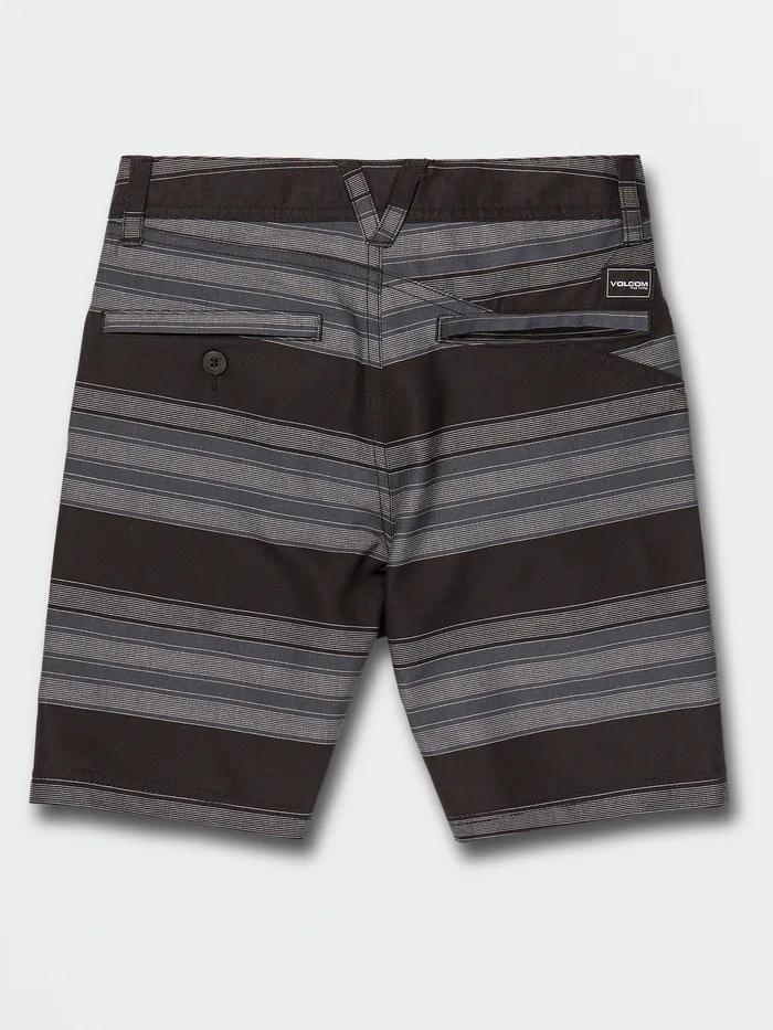 Volcom Boardshorts and Trunks Big Boys Frickin Cross Shred Mix Trunks 8211 Black Black 8211 Boys