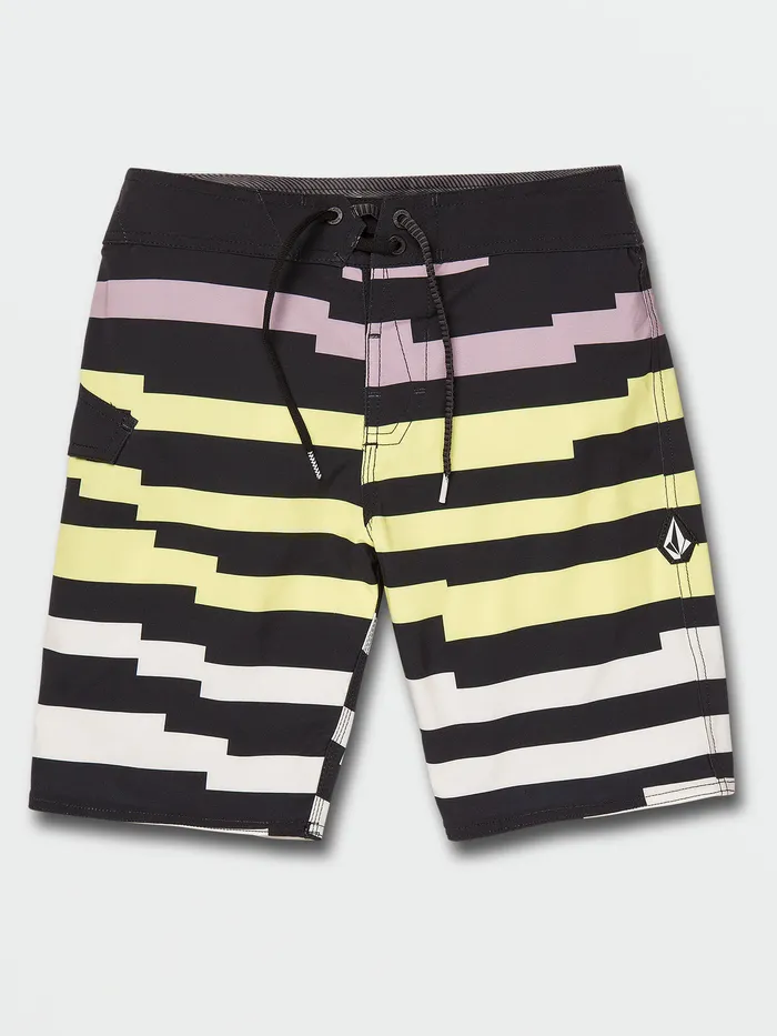 Volcom Boardshorts and Trunks Big Boys Juxt Quarta ModTech Trunks 8211 Black Black 8211 Boys