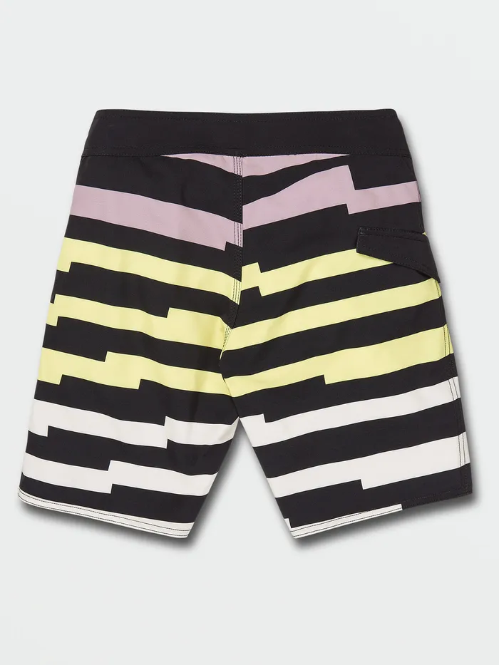 Volcom Boardshorts and Trunks Big Boys Juxt Quarta ModTech Trunks 8211 Black Black 8211 Boys