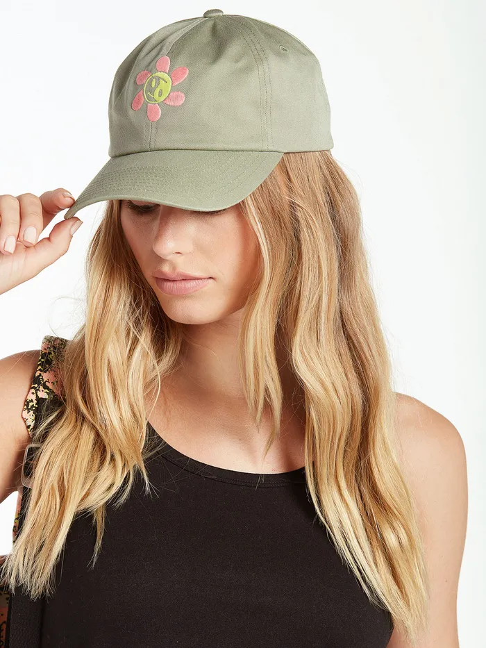 Volcom Hats and Beanies Stone Wonder Dad Hat 8211 Light Army Light Army 8211 Womens