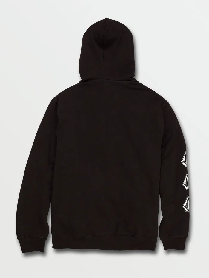 Volcom Hoodies and Sweatshirts Iconic Stone Pullover Hoodie 8211 Black Black 8211 Mens