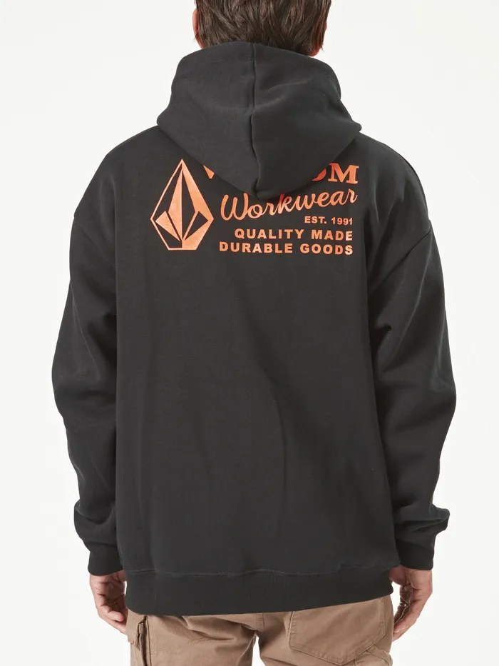 Volcom Hoodies and Sweatshirts Volcom Workwear Pullover Fleece 8211 Black Black 8211 Mens