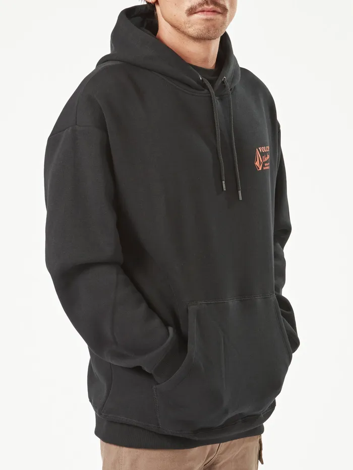 Volcom Hoodies and Sweatshirts Volcom Workwear Pullover Fleece 8211 Black Black 8211 Mens