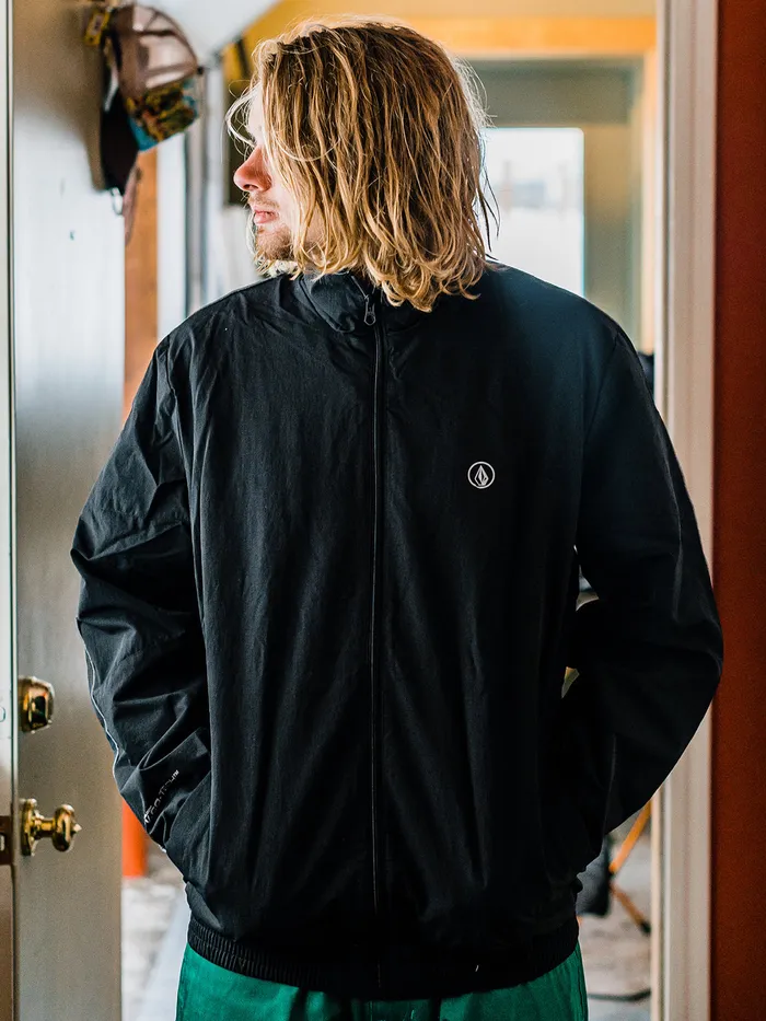 Volcom Jackets Ermont Light Jacket 8211 Black Black 8211 Mens