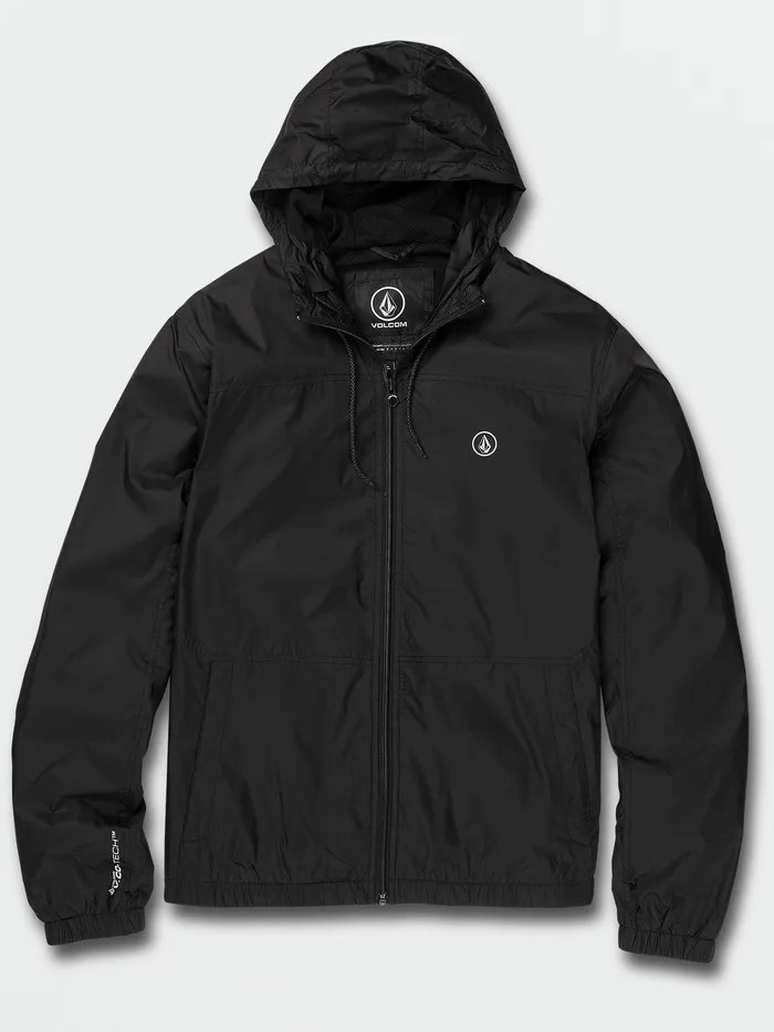 Volcom Jackets Ermont Light Jacket 8211 Black Black 8211 Mens