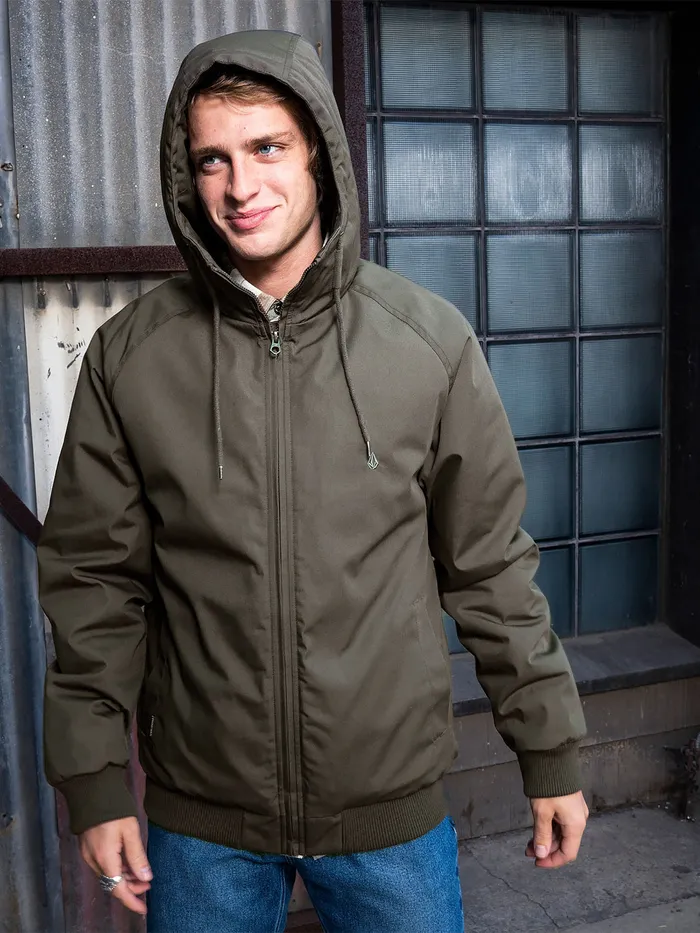 Volcom Jackets Hernan 5K Jacket 8211 Lead Lead 8211 Mens