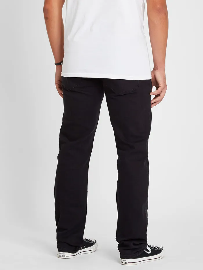 Volcom Jeans Solver Modern Fit Jeans 8211 Black Out Blackout 8211 Mens