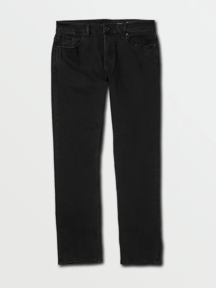 Volcom Jeans Solver Modern Fit Jeans 8211 Black Out Blackout 8211 Mens