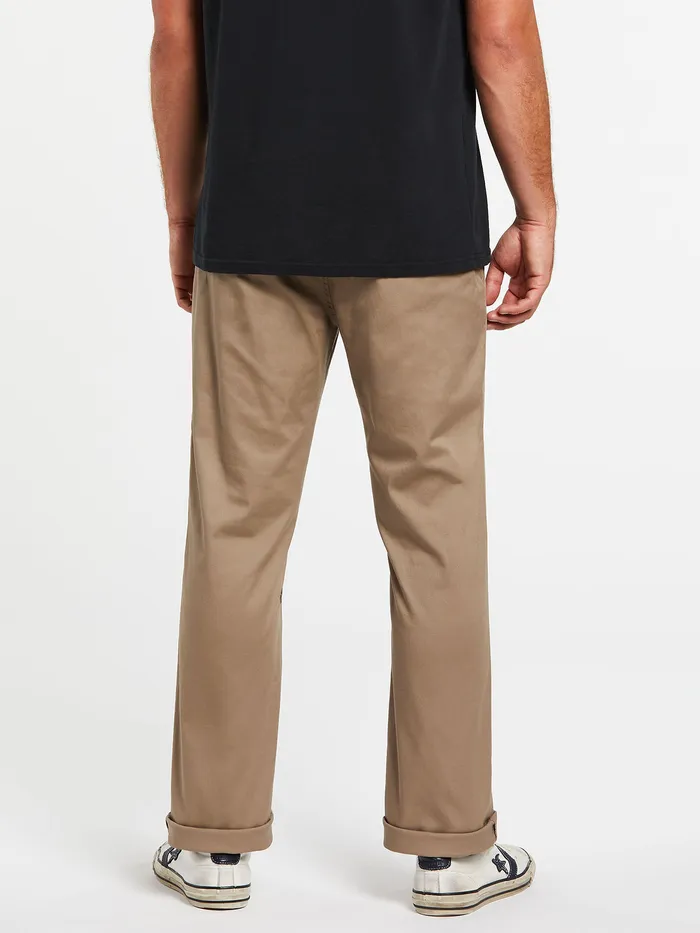 Volcom Pants Frickin Modern Stretch Pants 8211 Khaki Khaki 8211 Mens