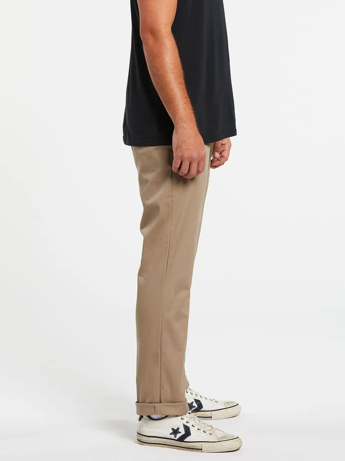 Volcom Pants Frickin Modern Stretch Pants 8211 Khaki Khaki 8211 Mens