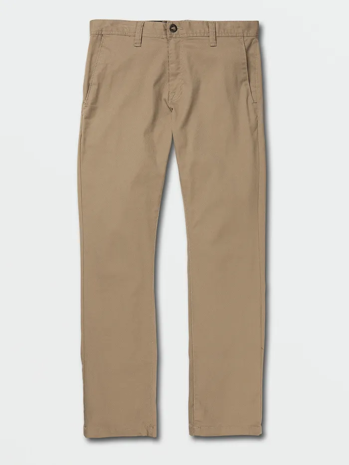 Volcom Pants Frickin Modern Stretch Pants 8211 Khaki Khaki 8211 Mens