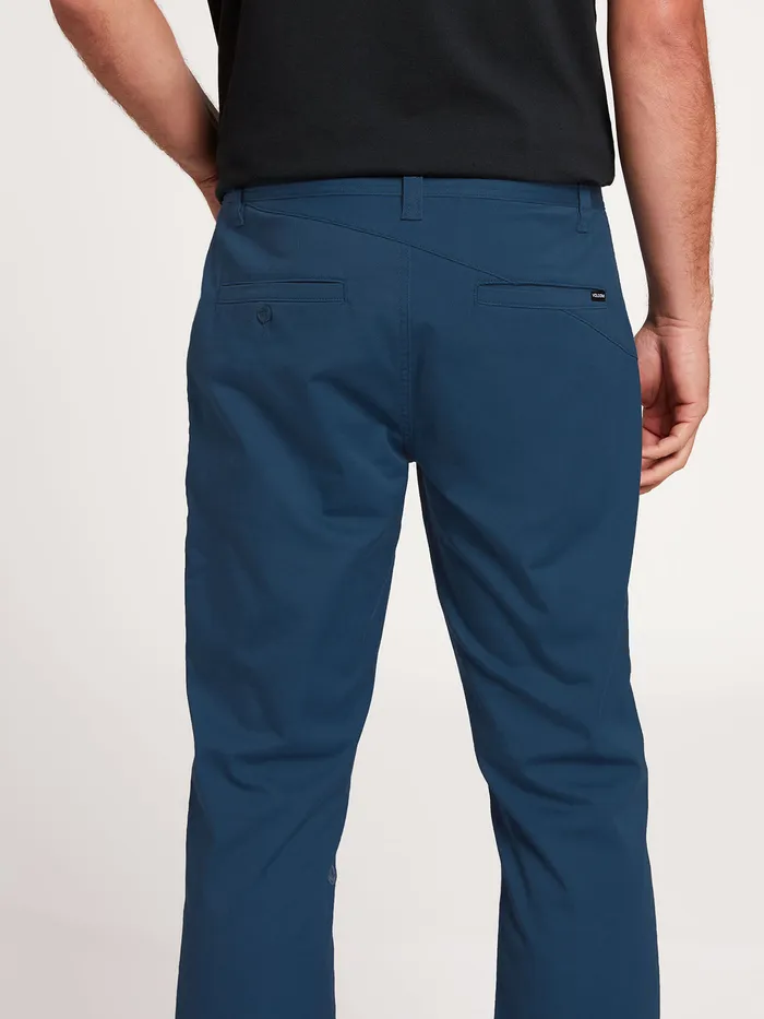 Volcom Pants Frickin Modern Stretch Pants 8211 Smokey Blue Smokey Blue 8211 Mens
