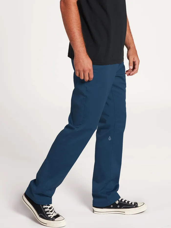 Volcom Pants Frickin Modern Stretch Pants 8211 Smokey Blue Smokey Blue 8211 Mens