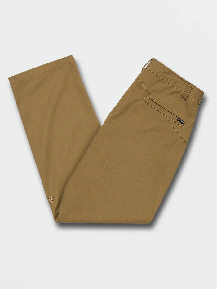 Volcom Pants Frickin Skate Chino Pants 8211 Dark Khaki Dark Khaki 8211 Mens