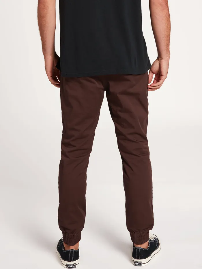 Volcom Pants Frickin Slim Jogger Pants 8211 Plum Plum 8211 Mens
