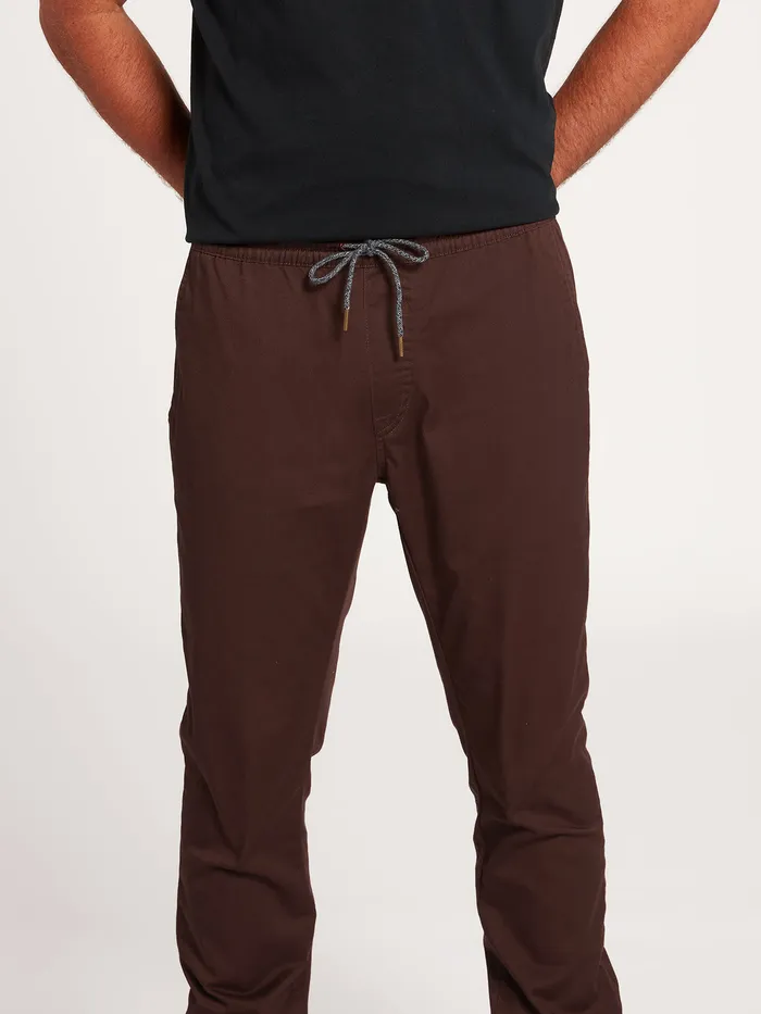Volcom Pants Frickin Slim Jogger Pants 8211 Plum Plum 8211 Mens