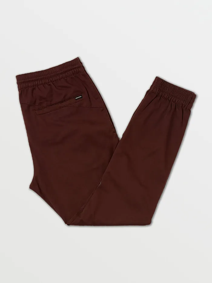 Volcom Pants Frickin Slim Jogger Pants 8211 Plum Plum 8211 Mens