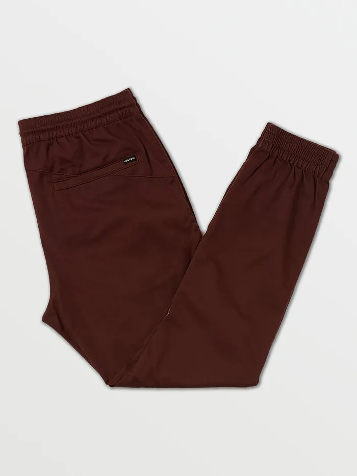 Volcom Pants Frickin Slim Jogger Pants 8211 Plum Plum 8211 Mens