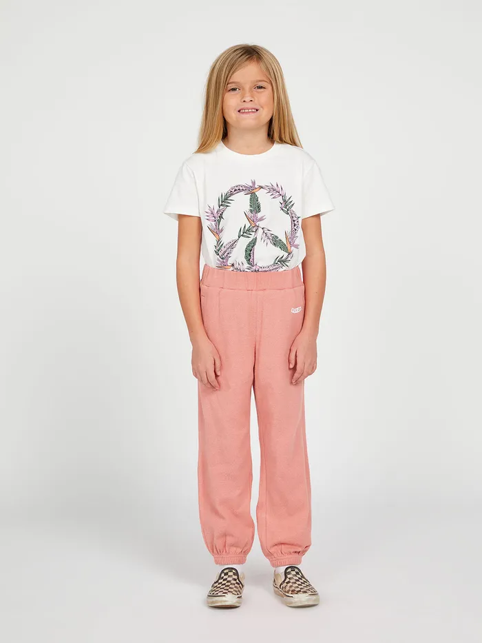 Volcom Pants Girls Lived In Lounge Fleece Pant 8211 Light Mauve Light Mauve 8211 Girls