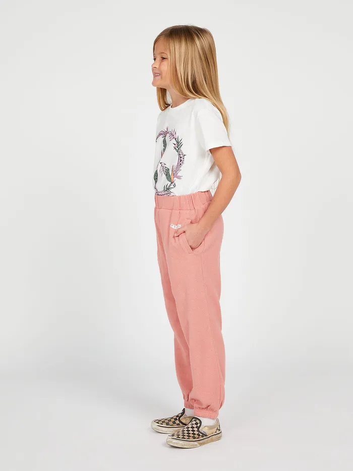 Volcom Pants Girls Lived In Lounge Fleece Pant 8211 Light Mauve Light Mauve 8211 Girls