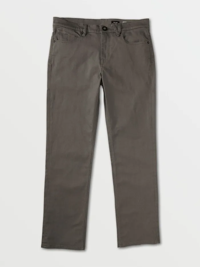 Volcom Pants Solver 5 Pocket Slub Pants 8211 Castlerock Castlerock 8211 Mens